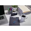 DYMO Authentic D1 Labels | Blue Print on White Tape | 9 mm x 7 m | Self-Adhesive Labels for LabelManager Label Makers | Made in Europe