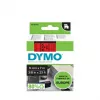 DYMO Authentic D1 Labels | Black Print on Red Tape | 9 mm x 7 m | Self-Adhesive Labels for LabelManager Label Makers | Made in Europe