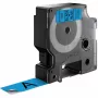 DYMO Authentic D1 Labels | Black Print on Blue Tape | 19 mm x 7 m | Self-Adhesive Labels for LabelManager Label Makers | Made in Europe