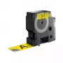 DYMO Authentic D1 Labels | 24mm x 7m Roll | Black Print on Yellow | Self-Adhesive Labels for LabelManager Label Printers