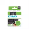DYMO Authentic D1 Labels | 24mm x 7m Roll | White Print on Black | Self-Adhesive Labels for LabelManager Label Printers