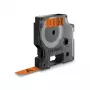 DYMO Authentic D1 Durable Labels | Black Print on Orange Tape | 12 mm x 3 m | High-Performance Label Tape for LabelManager Label Makers