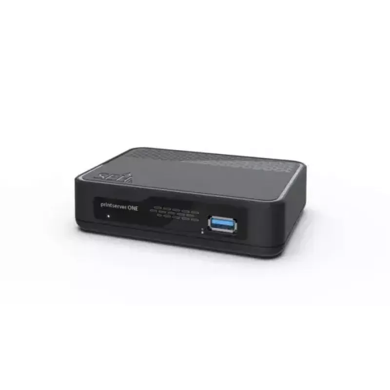 Print Server SEH printserver One Ethernet LAN Black 10/100/1000 Mbit/s
