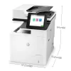 HP LaserJet Enterprise MFP M635h, Laser, Mono printing, 1200 x 1200 DPI, Mono copying, A4, Black, White
