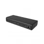 ICY BOX DockingStation 17-in-1, six video output, Wired, USB 3.2 Gen 2 (3.1 Gen 2) Type-C, 140 W, 3.5 mm, 10,100,1000,2500 Mbit/s, Black
