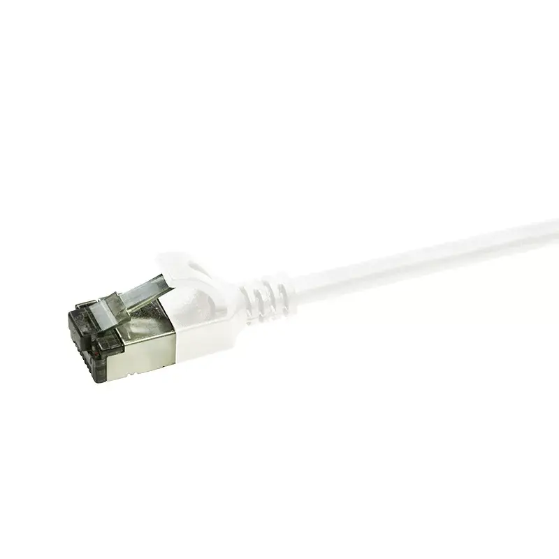 Networking cable LogiLink Ultraflex SlimLine RJ-45 Cat6a 1 m White