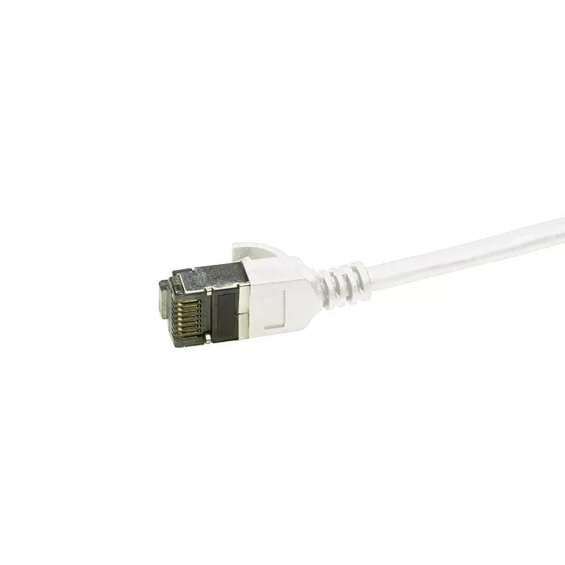 Networking cable LogiLink Ultraflex SlimLine RJ-45 Cat6a 1 m White