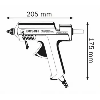 Bosch GKP 200 CE Hot glue gun Blue 500 W