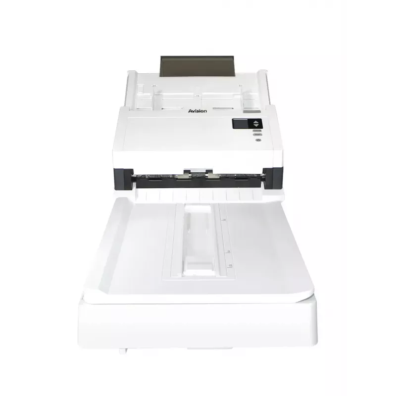 Avision ADF scanner AD345GFWN — A4, 1200 x 1200 DPI, CIS, 100-sheet ADF, duplex, white