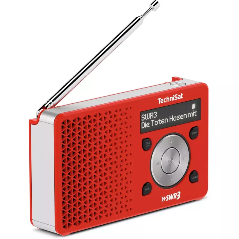 Personal Radio TechniSat DigitRadio 1 Red White