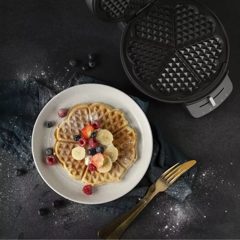 Waffle Iron Princess 01.132380.01.001 5 Heart Waffles 1200W Stainless Steel