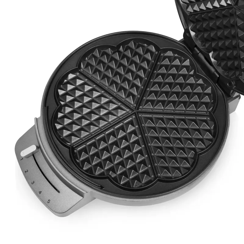 Waffle Iron Princess 01.132380.01.001 5 Heart Waffles 1200W Stainless Steel