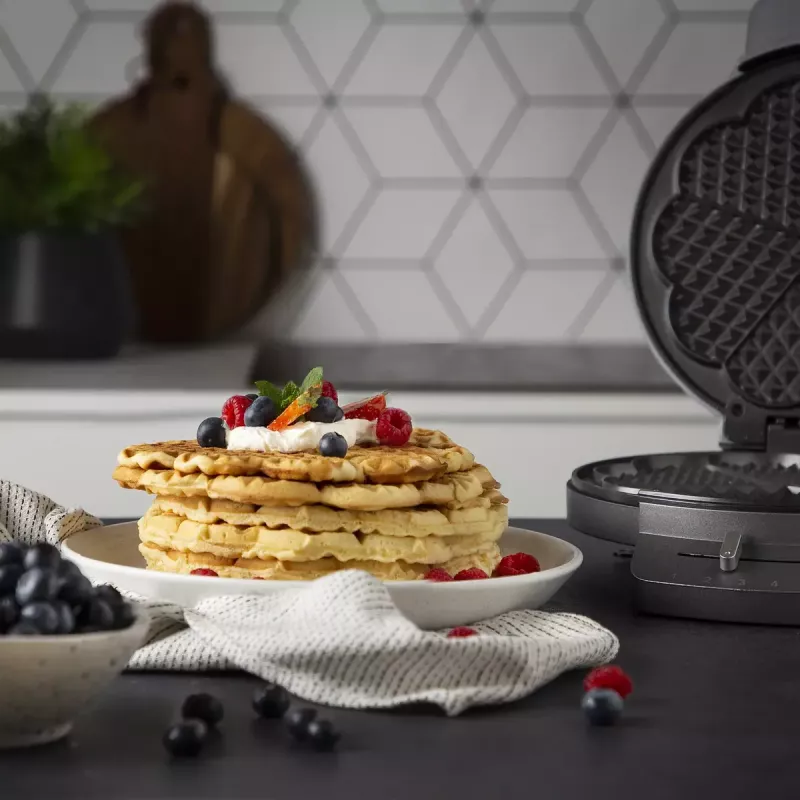 Waffle Iron Princess 01.132380.01.001 5 Heart Waffles 1200W Stainless Steel