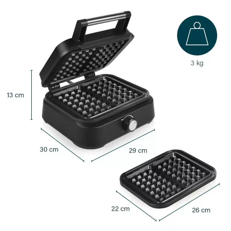 Waffle Iron Belgian Princess 01.132398.01.001