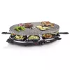 Princess 162720 Raclette 8 Oval Stone Grill Party 1200W 8 pans