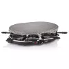 Princess 162720 Raclette 8 Oval Stone Grill Party 1200W 8 pans