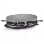 Princess 162720 Raclette 8 Oval Stone Grill Party 1200W 8 pans