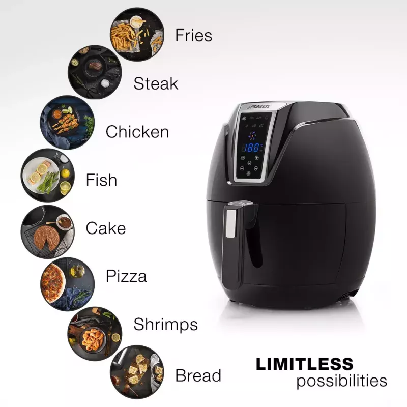 Princess 182021 Digital XL Air Fryer, 3.2 L