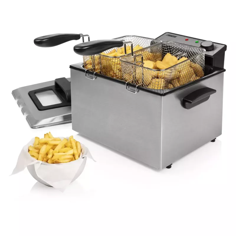 Deep fryer Princess 01.185000.01.001 5L 3270W Black Stainless Steel