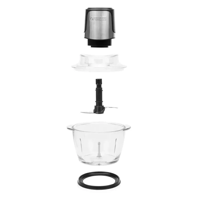 Power Chopper Princess 01.221051.01.001 300W 1L Black Stainless Steel