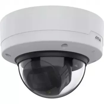 IP dome security camera AXIS P3287-LV — 2592×1944, CMOS 1/2.8 inch, 3–8.5 mm varifocal, 190° rotation, indoor/outdoor, ceiling/wall