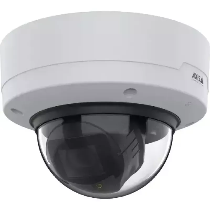 IP dome security camera AXIS P3287-LV — 2592×1944, CMOS 1/2.8 inch, 3–8.5 mm varifocal, 190° rotation, indoor/outdoor, ceiling/wall