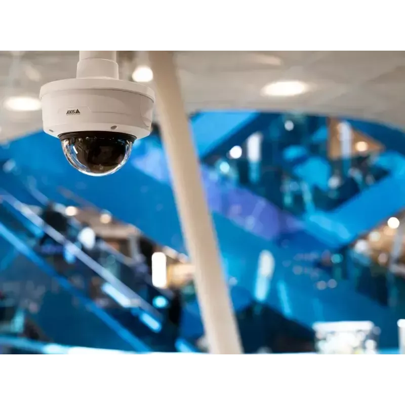 IP dome security camera AXIS P3287-LV — 2592×1944, CMOS 1/2.8 inch, 3–8.5 mm varifocal, 190° rotation, indoor/outdoor, ceiling/wall
