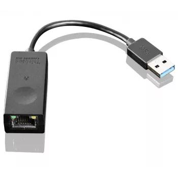 Lenovo 03X6840 cable gender changer RJ-45 USB 2.0 Type-A Black