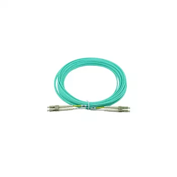 Fibre optic cable BlueOptics 050502K512000030M-BO 2x LC LC/APC OM3 30 m Aqua