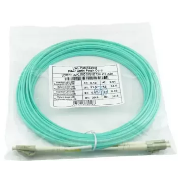 BlueOptics InfiniBand fibre optic cable 15 m 2x LC LC/APC Green