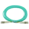 Fibre optic cable BlueOptics 050502T512000030M-BO 2x LC 2x SC LC/APC OM3 30 m Green
