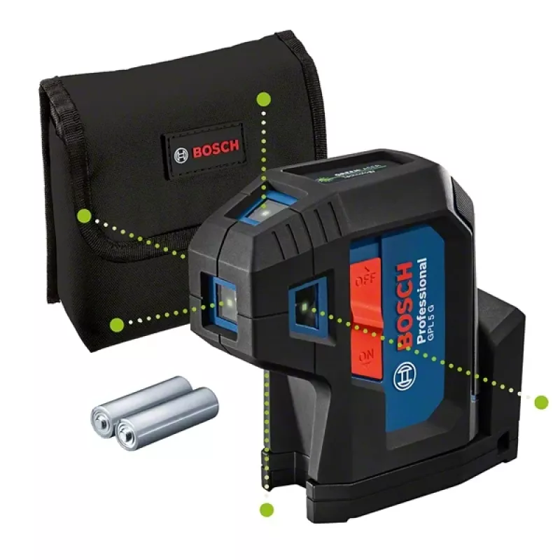Bosch GPL 5 G Point level 30 m 500-540 nm (< 10mW)