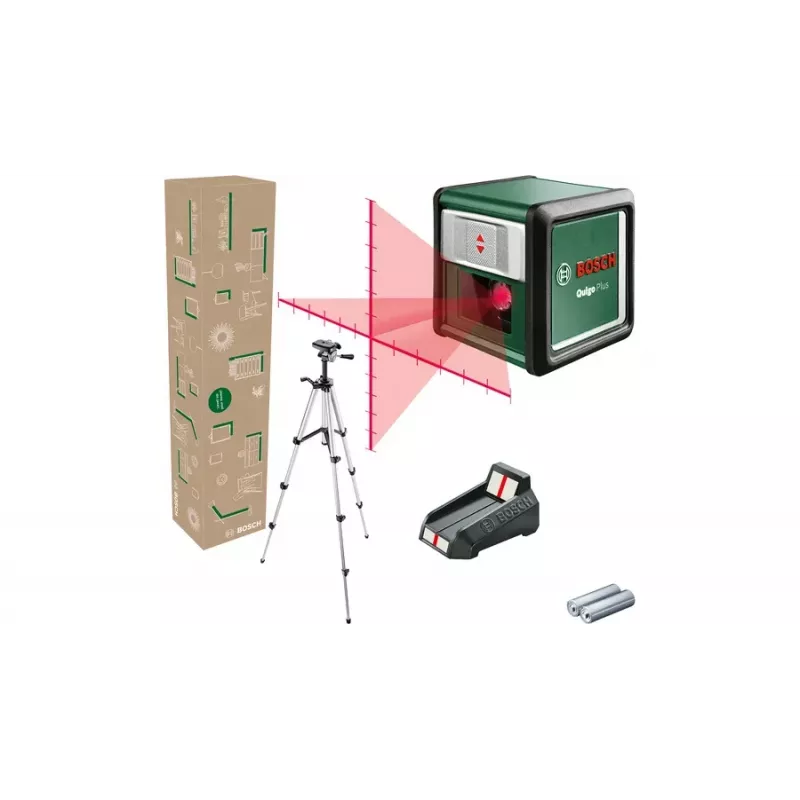 Line/Point level Bosch Quigo Plus Maximum range 12 m Self-levelling range ±4°