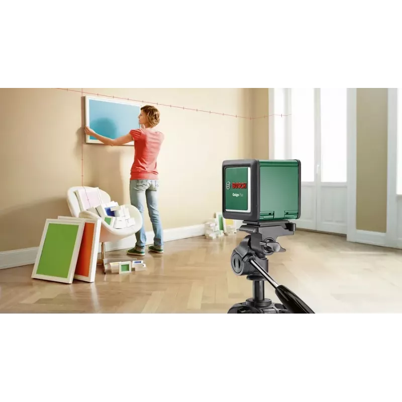 Line/Point level Bosch Quigo Plus Maximum range 12 m Self-levelling range ±4°