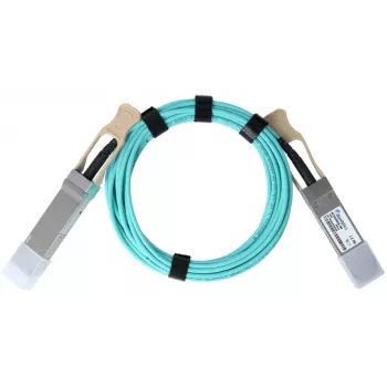 AOC Cable BlueOptics 100FRRA0100-BO QSFP28 InfiniBand 10 m Blue