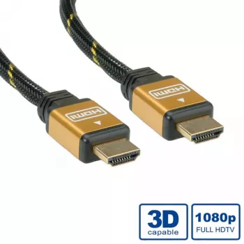 HDMI Cable ROLINE GOLD High Speed Ethernet M/M 7.5m