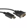 DisplayPort Cable ROLINE DP-DVI (24+1) LSOH M/M 5 m