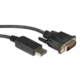 DisplayPort Cable ROLINE DP-DVI (24+1) LSOH M/M 5 m