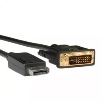 DisplayPort Cable ROLINE DP-DVI (24+1) LSOH M/M 5 m