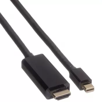 Mini DisplayPort Cable ROLINE Mini DP-UHDTV M/M 1 m