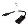 USB graphics adapter ROLINE 11.04.5957-10 3840 x 2160 pixels Black