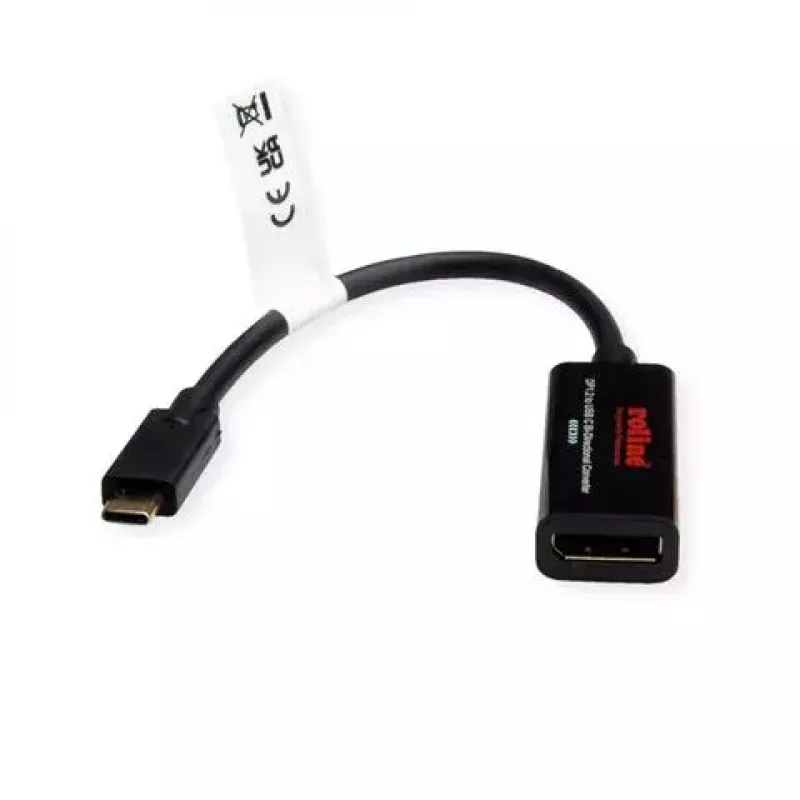 USB graphics adapter ROLINE 11.04.5957-10 3840 x 2160 pixels Black