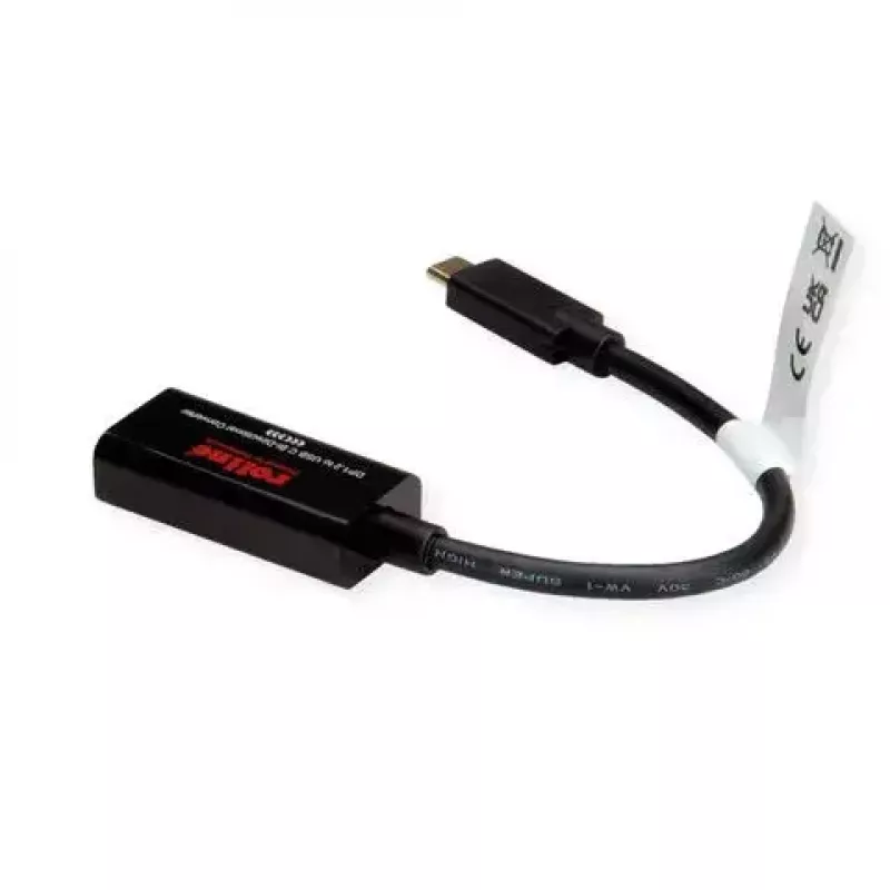 USB graphics adapter ROLINE 11.04.5957-10 3840 x 2160 pixels Black