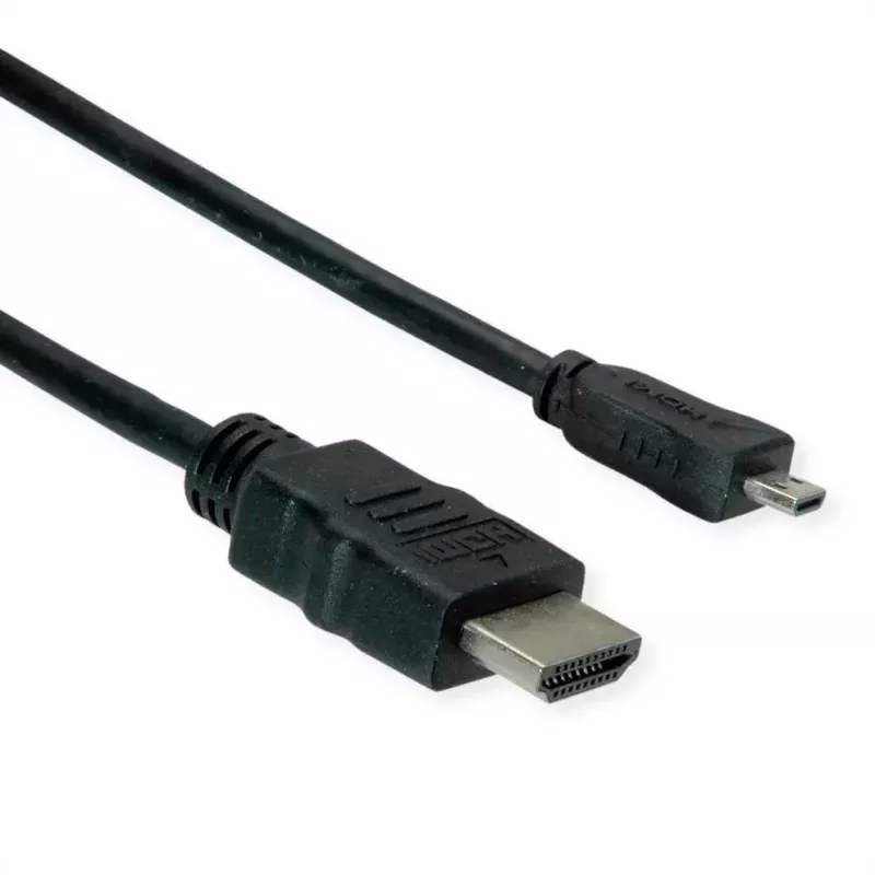 HDMI cable ROLINE 11445581 2m HDMI Type A Male HDMI Type D Male Black