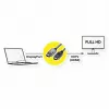 DisplayPort ROLINE 11.44.5782-10 HDTV Black