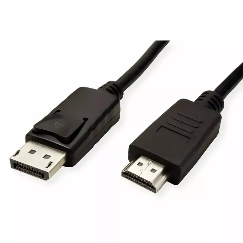 DisplayPort ROLINE 11.44.5782-10 HDTV Black