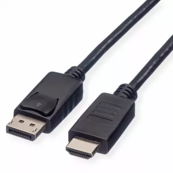 DisplayPort ROLINE 11.44.5782-10 HDTV Black