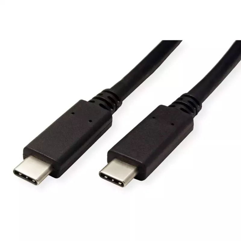 USB Cable ROLINE GREEN 11.44.9056 USB 3.2 Gen 2 1m USB C Black