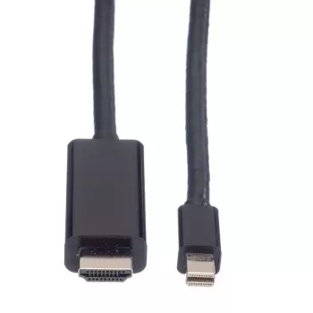 Mini DisplayPort Cable VALUE Mini DP-UHDTV M/M 2 m