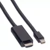 Mini DisplayPort Cable VALUE Mini DP-UHDTV M/M 2 m